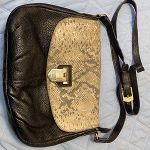 Aimee kestenber black leather cross body bag